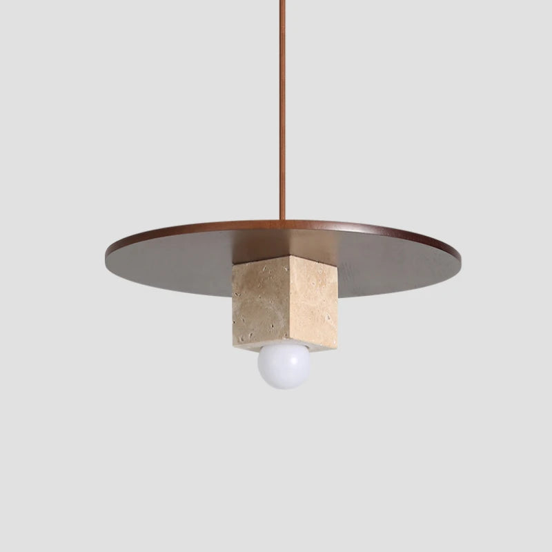 Solid wood chandelier for bar and restaurant decor