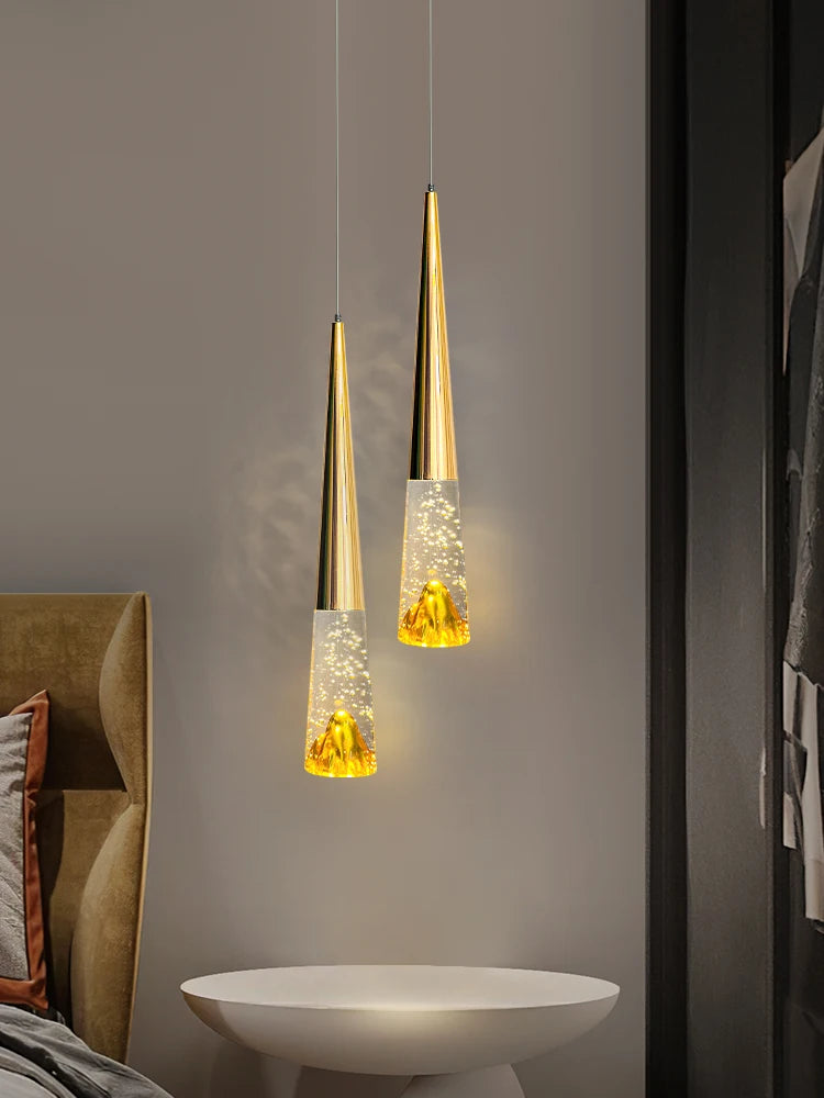 Crystal bubble chandelier for luxury Nordic lighting