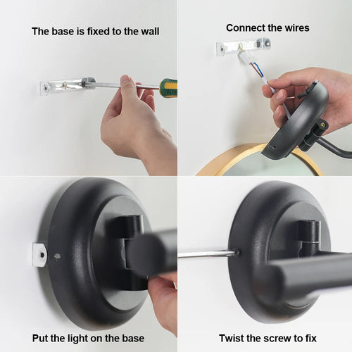 Modern LED wall light for indoor mirror - vue 6 sur 7