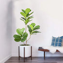 Artificial ficus branches with large leaves for indoor and outdoor decoration