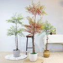 Large artificial nandina branches tropical palm for interior decoration