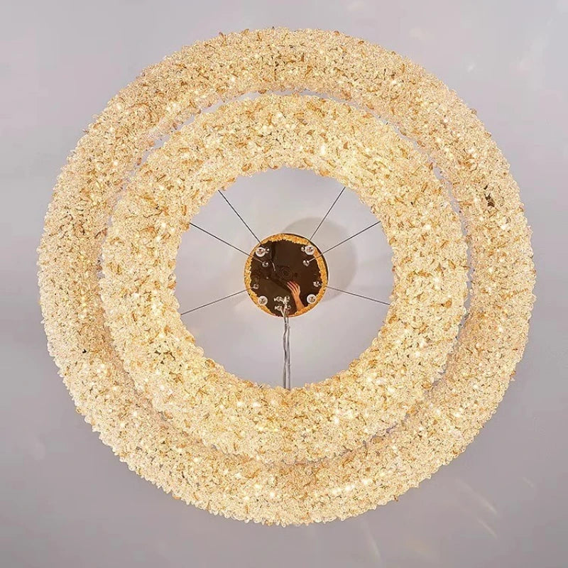 Elegant k9 crystal chandelier for modern lighting - vue 5 sur 13