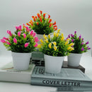 Artificial bonsai flower in pot for indoor and outdoor decoration