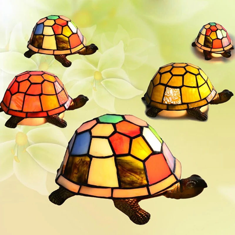 Decorative turtle bedside lamp LED night light for children