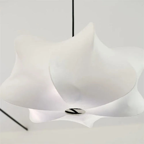 Creative silk pendant light wabi sabi style - vue 7 sur 14