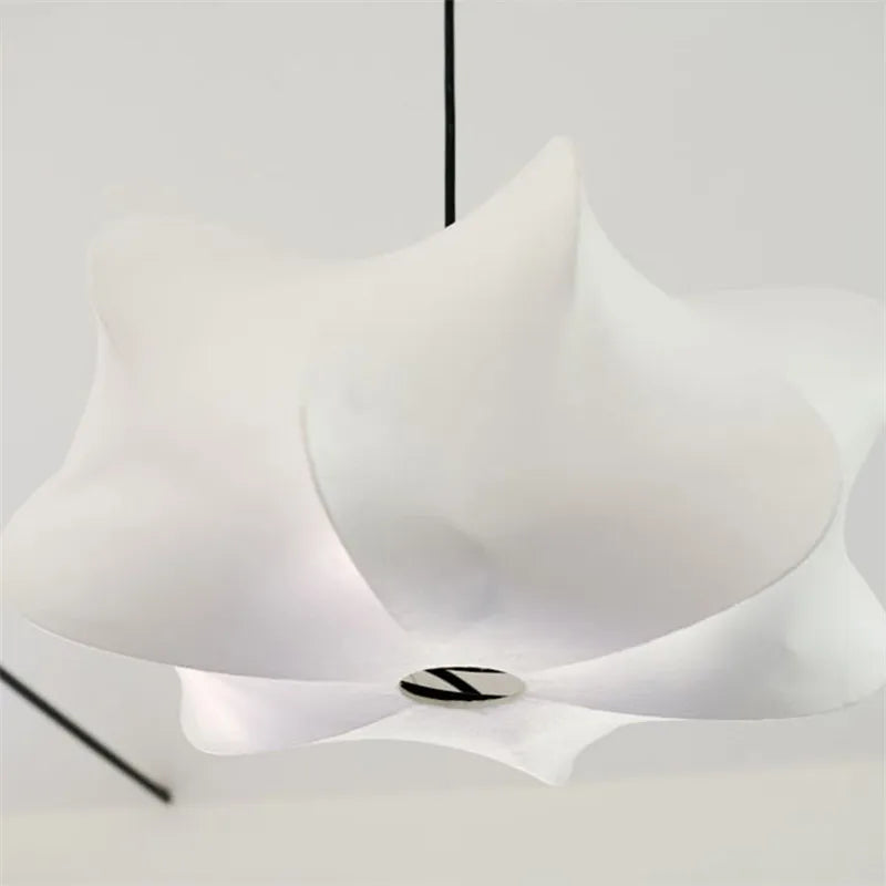 Creative silk pendant light wabi sabi style - vue 6 sur 14