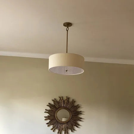 Simple American-style fabric chandelier - vue 9 sur 9