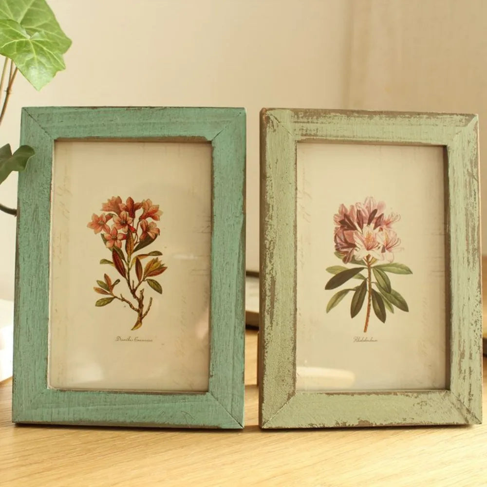 Trendy solid wood photo frame for wall decor