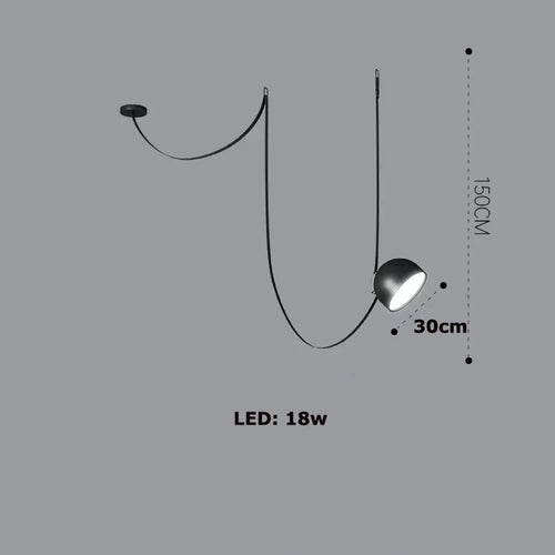 Artistic dimmable chandelier for modern interior decor - vue 8 sur 14