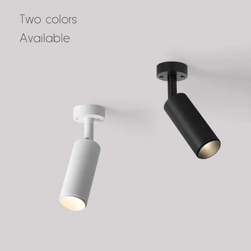 Surface mounted LED spotlight with narrow beam for restaurant decoration - vue 4 sur 10