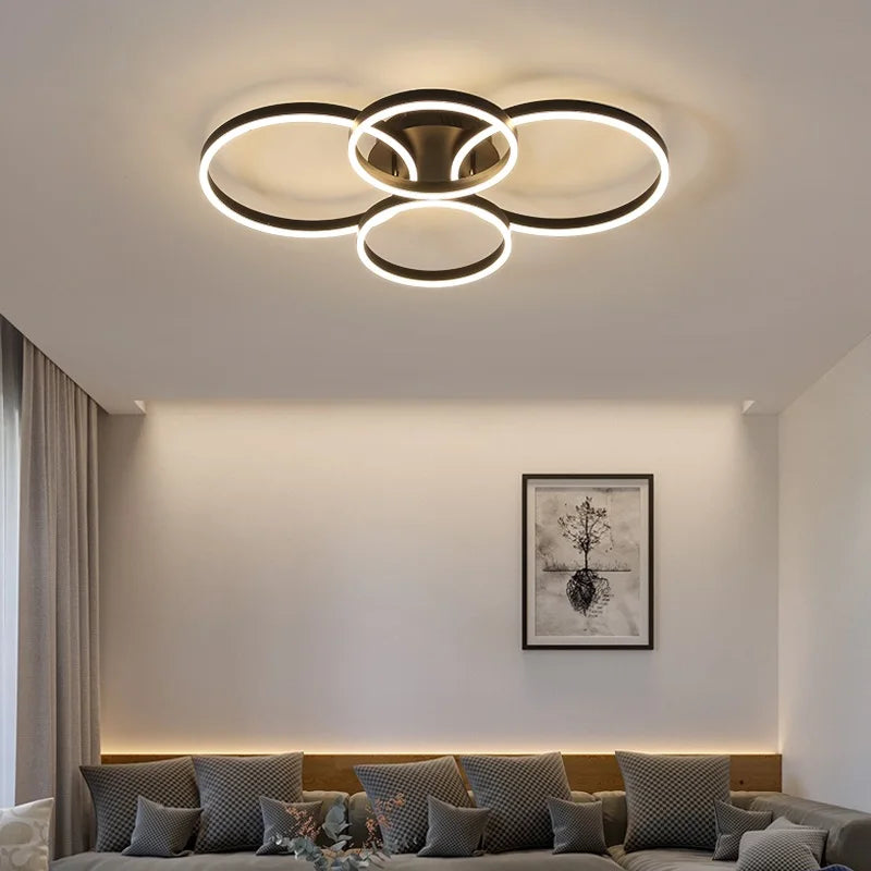 Modern Nordic ceiling light with premium lighting and sleek design - vue 3 sur 10