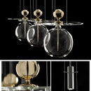 Postmodern glass chandelier for interior decoration