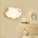 Decorative polar bear wall light ideal for indoor use