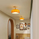 Khaki Japanese style ceiling light