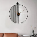 modern silent wall clock for home decor