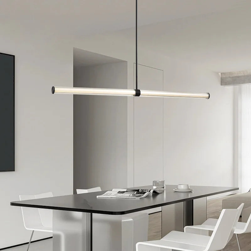 lustre de luxe moderne en verre de cuivre suspendu - vue 4 sur 9