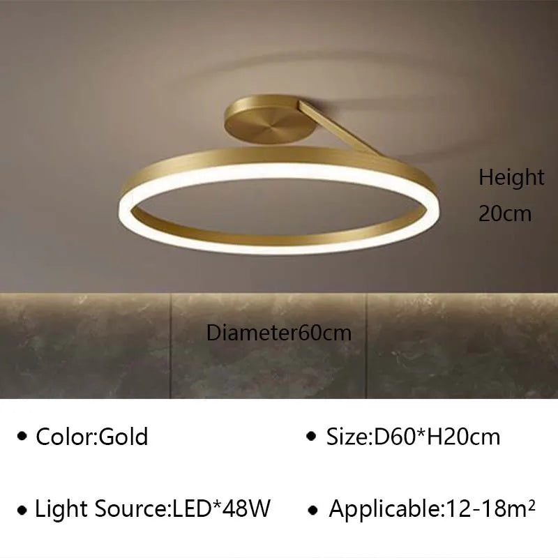 Modern LED ceiling light for elegant and bright interior décor
