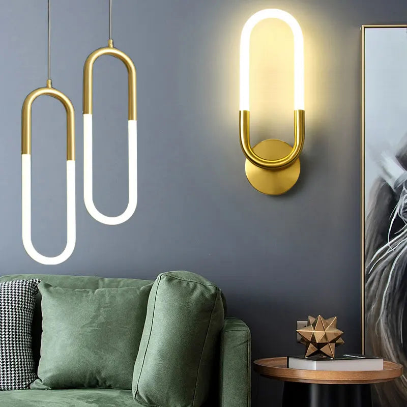 Modern decorative indoor LED silicon wall light