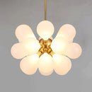 Nordic glass ball LED pendant chandelier for home decoration