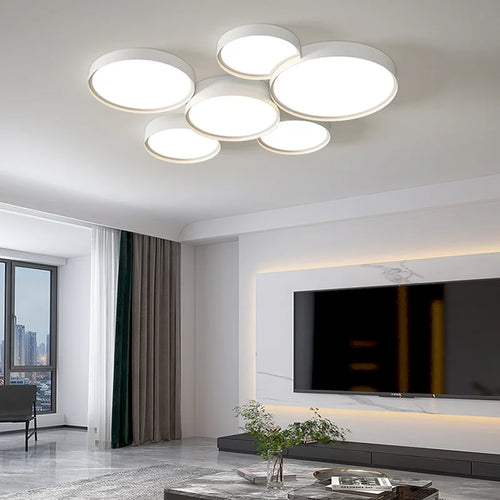 Modern LED ceiling light for an elegant and bright interior - vue 3 sur 11