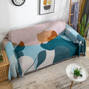 Nordic geometric multifunction throw for sofa and bed