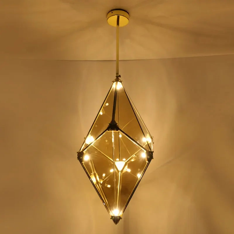 Modern minimalist nordic diamond design creative chandeliers
