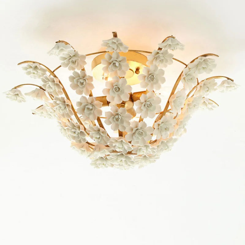 Retro royal empire style chandelier with integrated LED - vue 5 sur 7