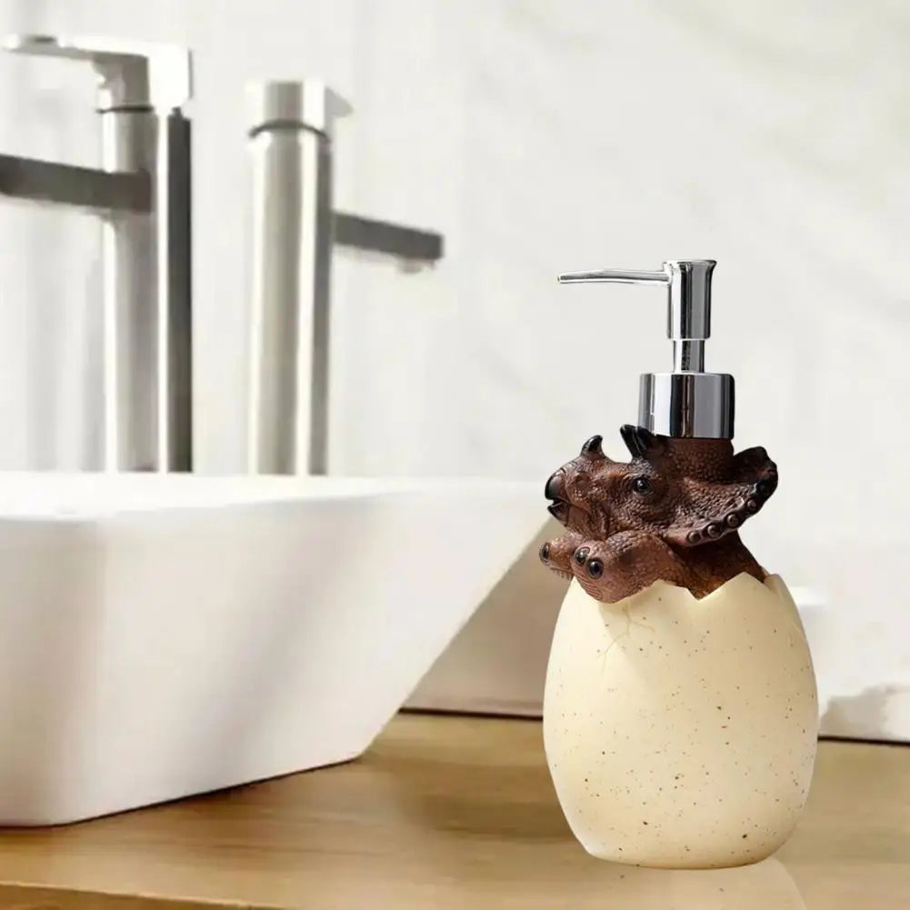 cute eco-friendly refillable dinosaur soap dispenser - vue 4 sur 8