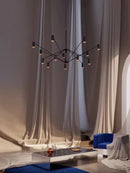 Modern designer chandelier for elegant indoor lighting