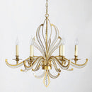 Luxury gold chandelier modern design decorative lamp candle effect