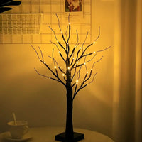 Bonsai tree table lamp with 24 LED beads