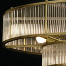 Modern gold crystal chandeliers for indoor lighting
