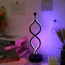 Creative USB twist desk lamp for decoration