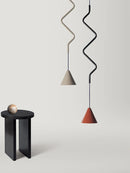 Minimalist designer ceiling light for bar and café