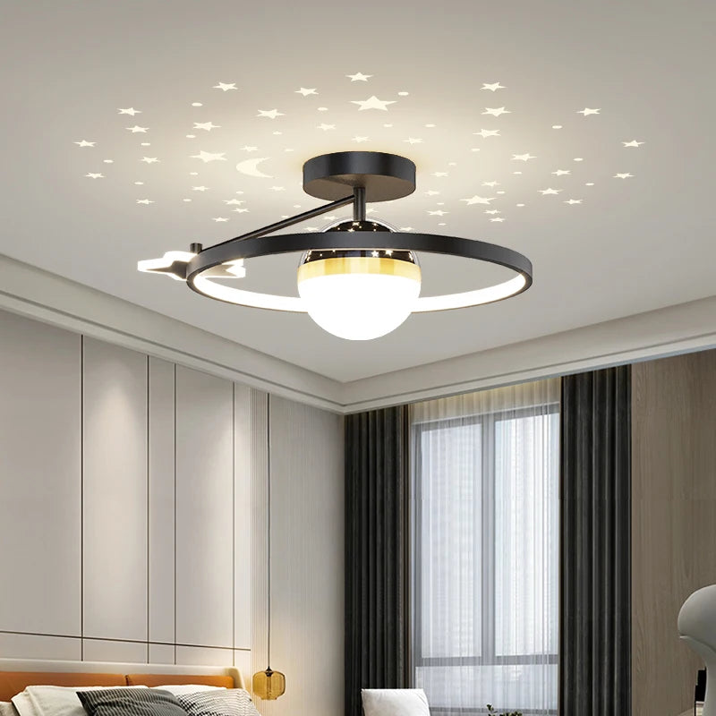 Modern bright ceiling light for a warm indoor atmosphere