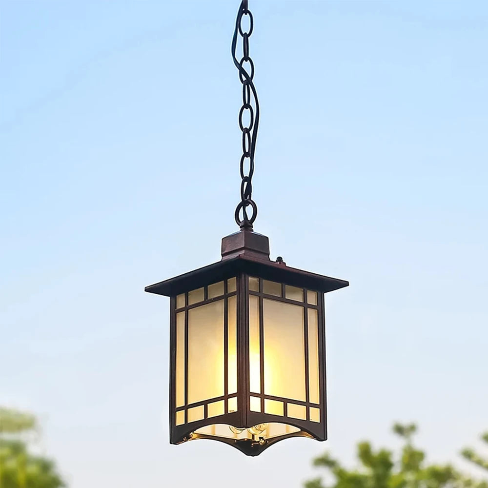 Vintage outdoor ceiling light for garden, balcony and terrace