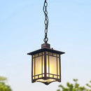 Vintage European outdoor ceiling light for garden and balcony