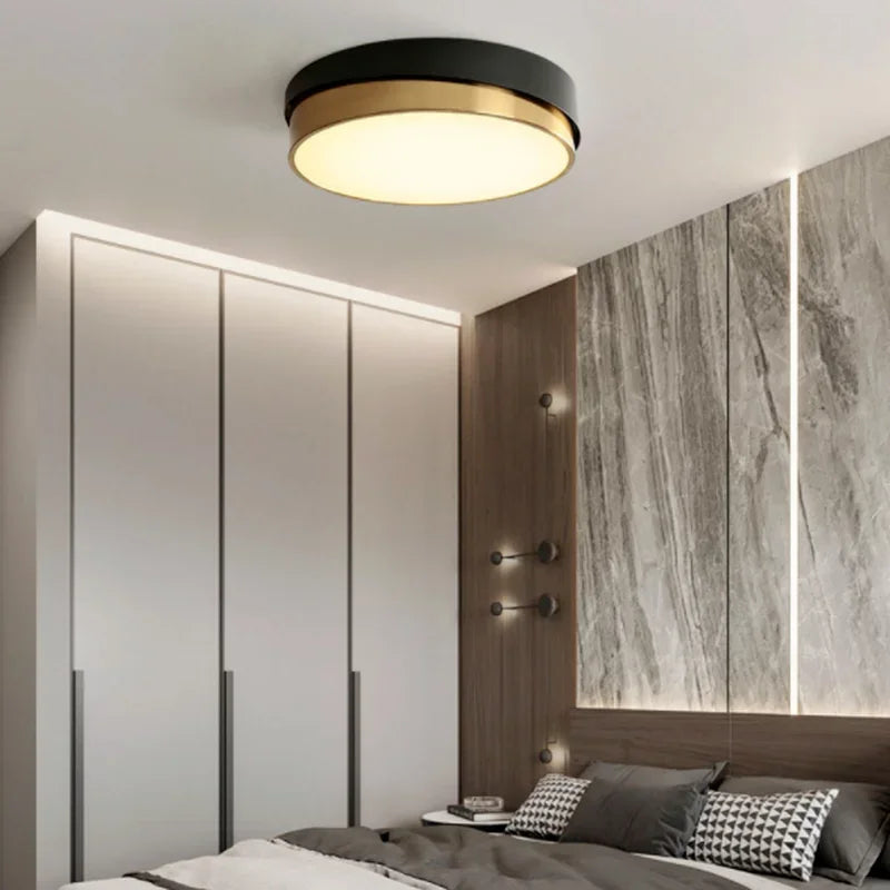 Modern luxury gold LED chandelier for indoor lighting - vue 7 sur 7