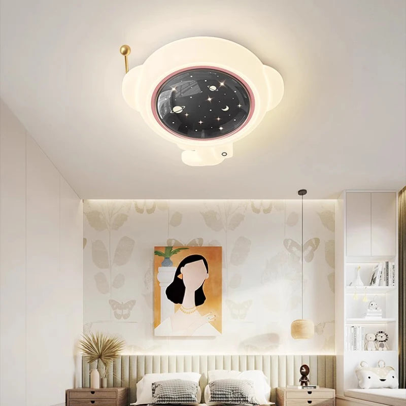 Cute astronaut ceiling light for children