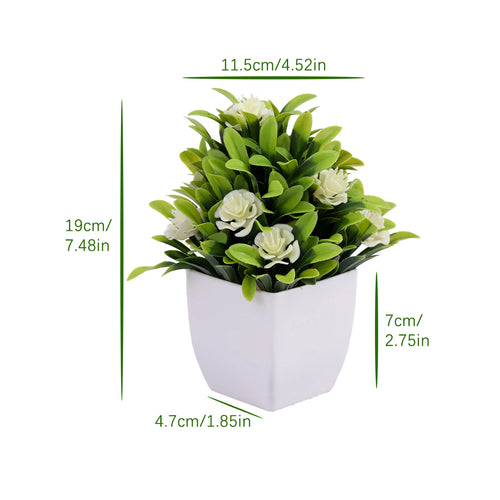 Artificial potted plant for office and garden decoration - vue 44 sur 45
