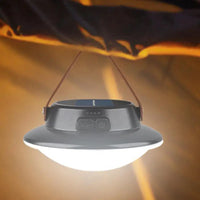 Rechargeable solar LED camping lamp 3 modes waterproof portable