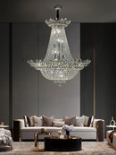 Dimmable LED K9 crystal chandelier modern design 2024