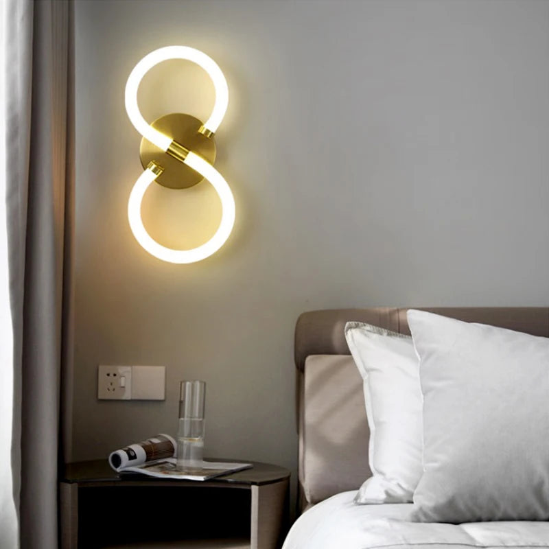 Luxury LED wall light for home interior decor - vue 3 sur 9