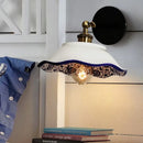 Modern retro porcelain wall light for interior decor