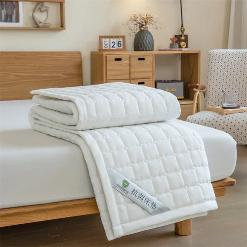Cooling Mattress Topper for Summer,Foldable Bed Mat Cool Sleeping Mattress,Soft Breathable Roll Up Bed for Single Double Bed - vue 13 sur 13