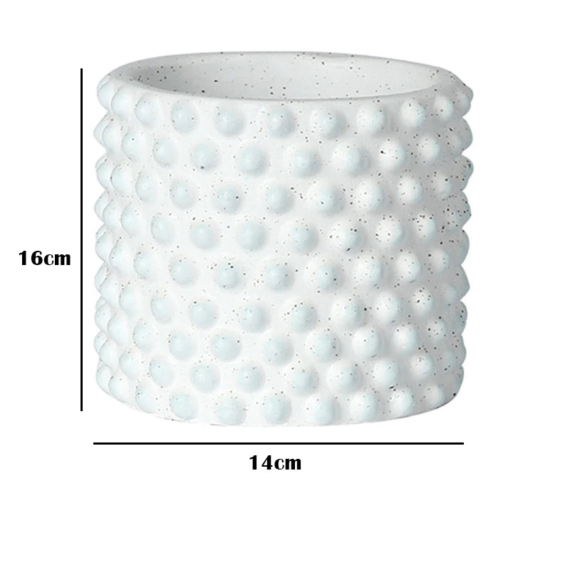 Nordic style retro cement flower pot for home decoration