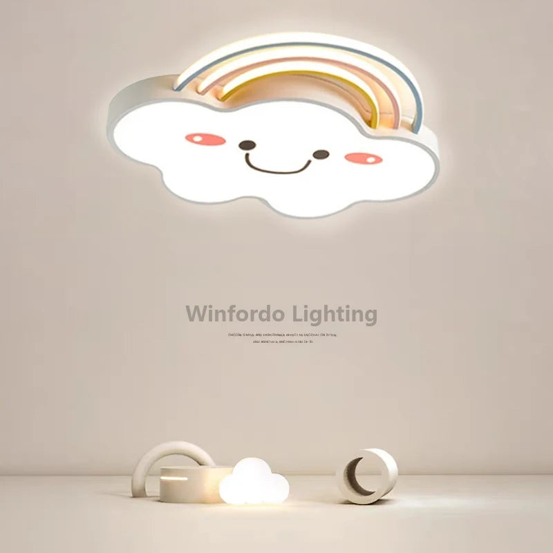 Nordic children's chandelier with LED lights