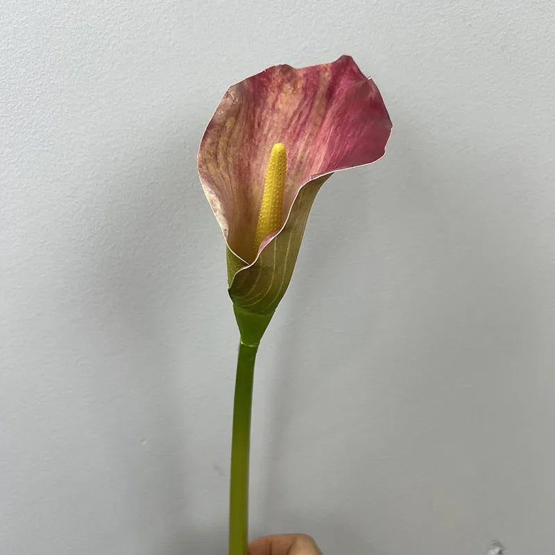 Set of 4 artificial calla lilies for wedding decoration