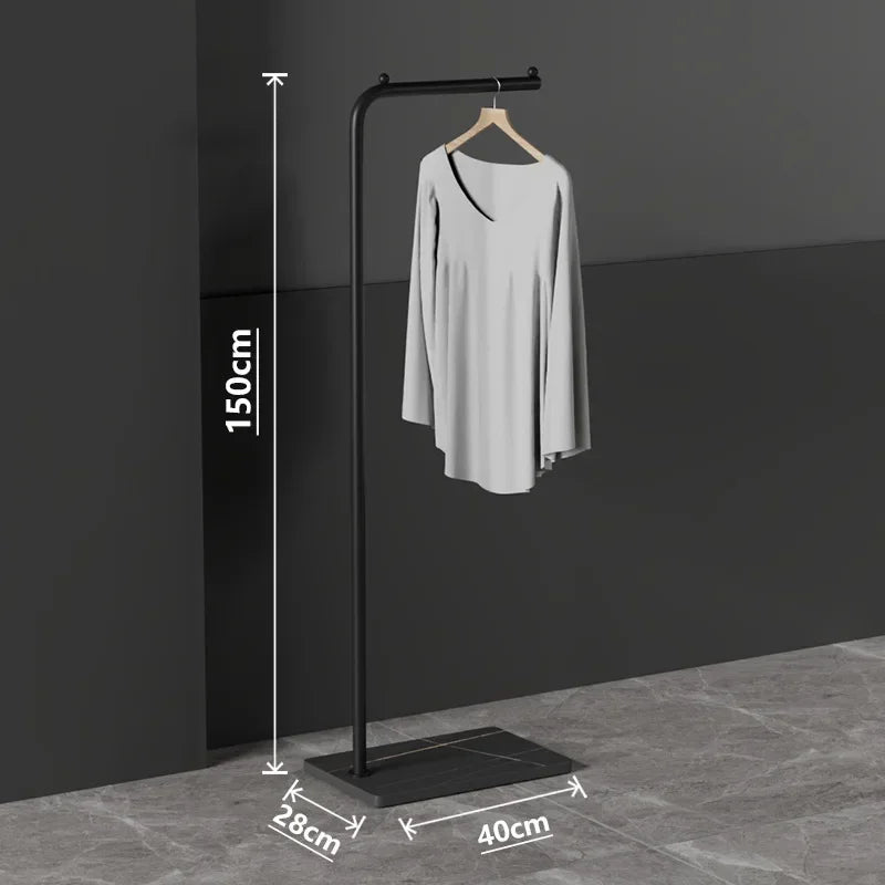 lightweight and modern Nordic clothes rack for stylish storage - vue 6 sur 41
