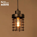 Vintage industrial nordic style iron pendant light